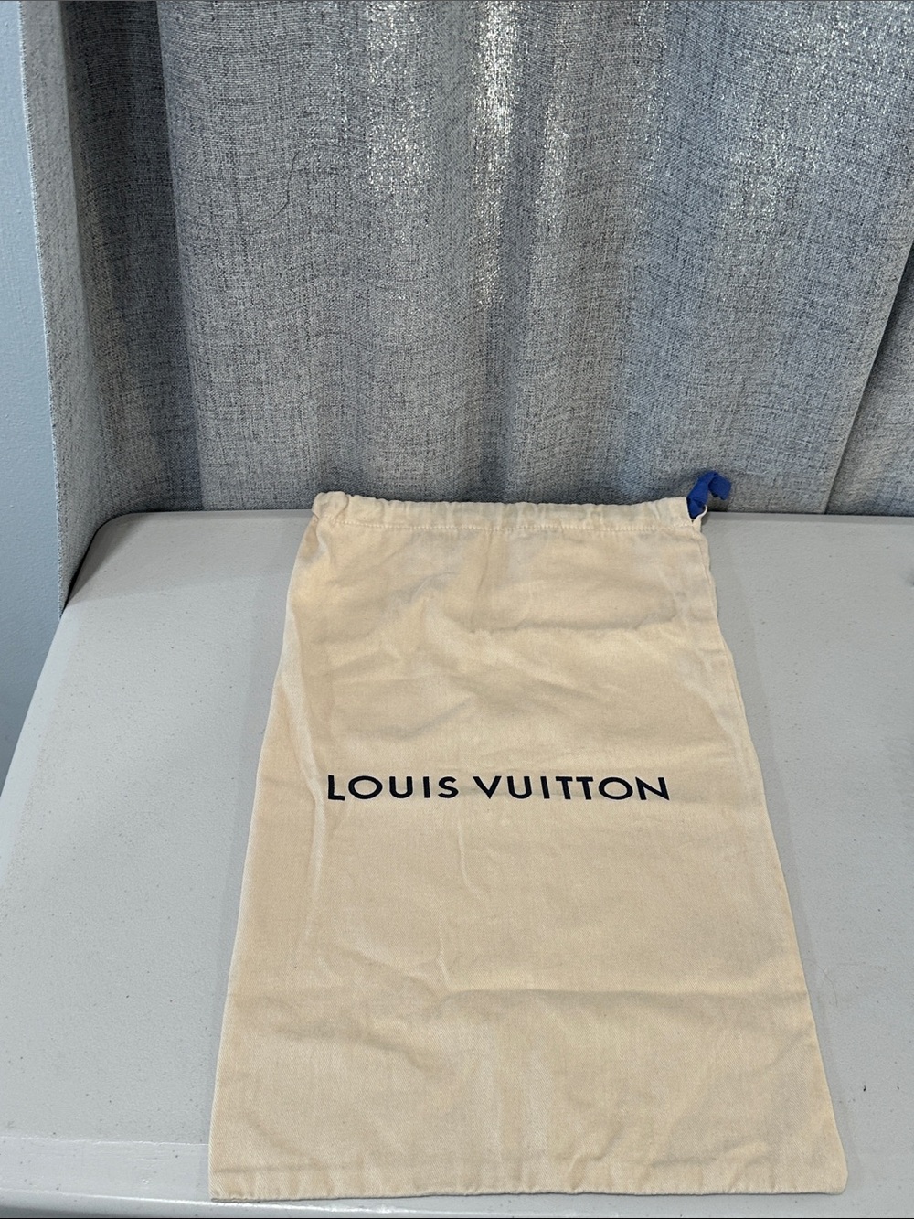 Authentic Louis Vuitton shoe dust bag
